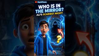 THE HAUNTED MIRROR 😱 | Ali's Scariest Night Ever! | Mystery Story for Kids | HeyASToons