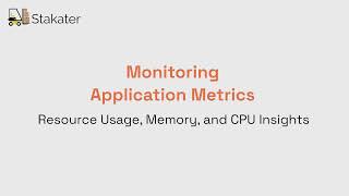 Monitoring Application Metrics: Resource Usage, Memory, and CPU Insights | SAAP screenshot 1