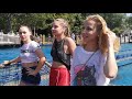 Splashing water Adventure in Europa Park from Germany | Wet girls from waves | Funny video