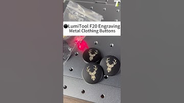 LumiTool F20 Engraving Clothing Buttons#lumitoolf20 #lumitool #fiberlaserengraving #fiberlaser#laser