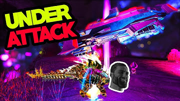 The Alpha Tribe Came To Raid Us In ARK (Small Tribes)