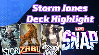 Jessica Jones Storm crushes like its 2022 | Marvel SNAP Deck Highlight