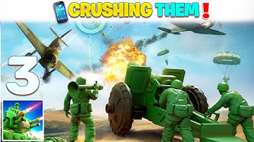 🆕 Toy Army Men Defense: Merge All Levels Gameplay Trailer Android, iOS New Game Part 3 | Max Level