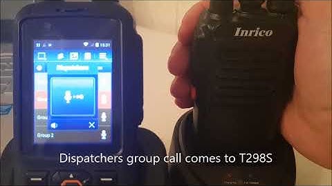 Set Selected group feature in WalkieFleet demonstrated on Inrico T196 and T298S