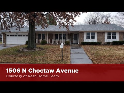 1506 N Choctaw Avenue, Claremore, OK home video tour