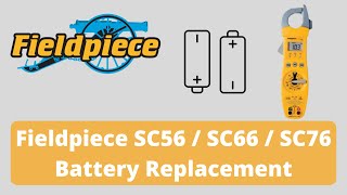 Fieldpiece SC56 SC66 SC76 Battery Replacement - 60 Seconds or Less - Simple, Easy, Fast