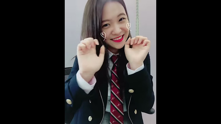 한림예고_레드벨벳 예리 인사영상