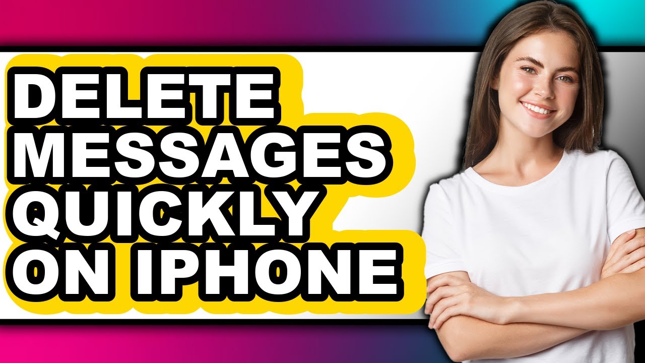 How to Delete Messages Quickly on Iphone (easy Method) - YouTube