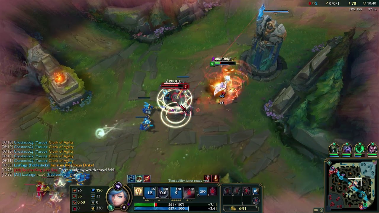 Lux vs Yasuo - mid - Perfect game - Patch 7.18