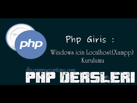 Php Giriş : Windows İçin Localhost Kurulumu(Xampp)