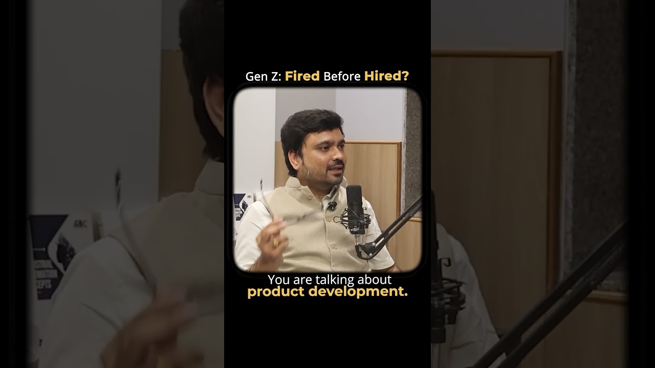 Gen Z Fired Before Hired #abctrainings #motivational #genz#avinashchate #podcast #shorts#reelsshorts