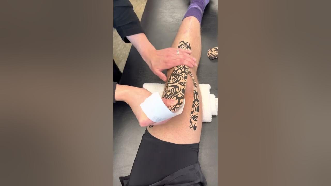 Kinesio tape for meniscus tear YouTube