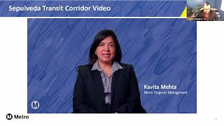 Sepulveda Transit Corridor Project - Public Scoping Meeting #3 January 2022