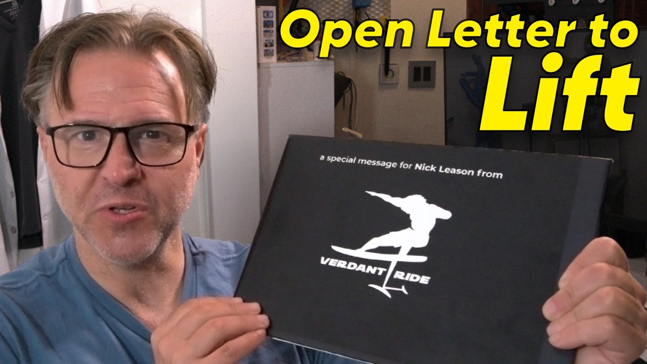 Open Letter to Lift Foils - YouTube