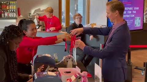 Seamless event check-in & badge processing by Deal Room Events at Nordic Deep Tech Business Summit.