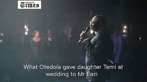 What Otedola gave daughter Temi at wedding to Mr Eazi