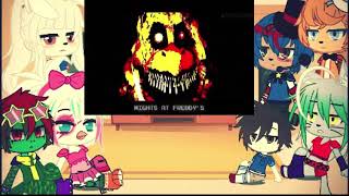 Security Breach React to Can I survide song FNAF ||