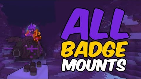 All Badge Mounts in Trove