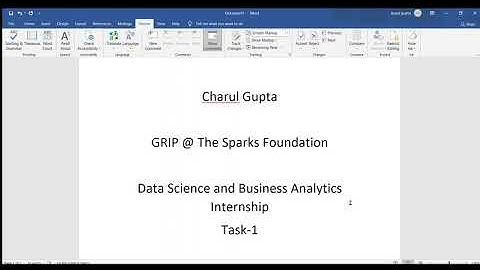 GRIP @The Sparks Foundation Task 1