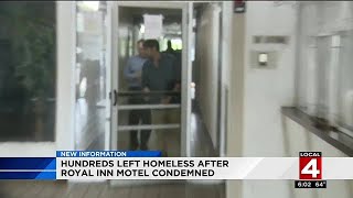 Hundreds left homeless after Royal Inn Motel condemned