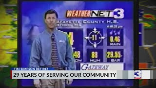 Memories Of Weather Expert Tim Simpson On Final Day At Wreg