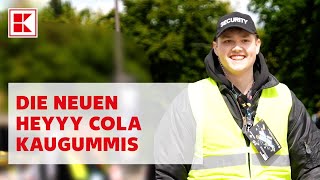 HeyMoritz schmuggelt neue HEYYY Gums „Cola“ auf Deutschlands größte Digitalmesse I Kaufland