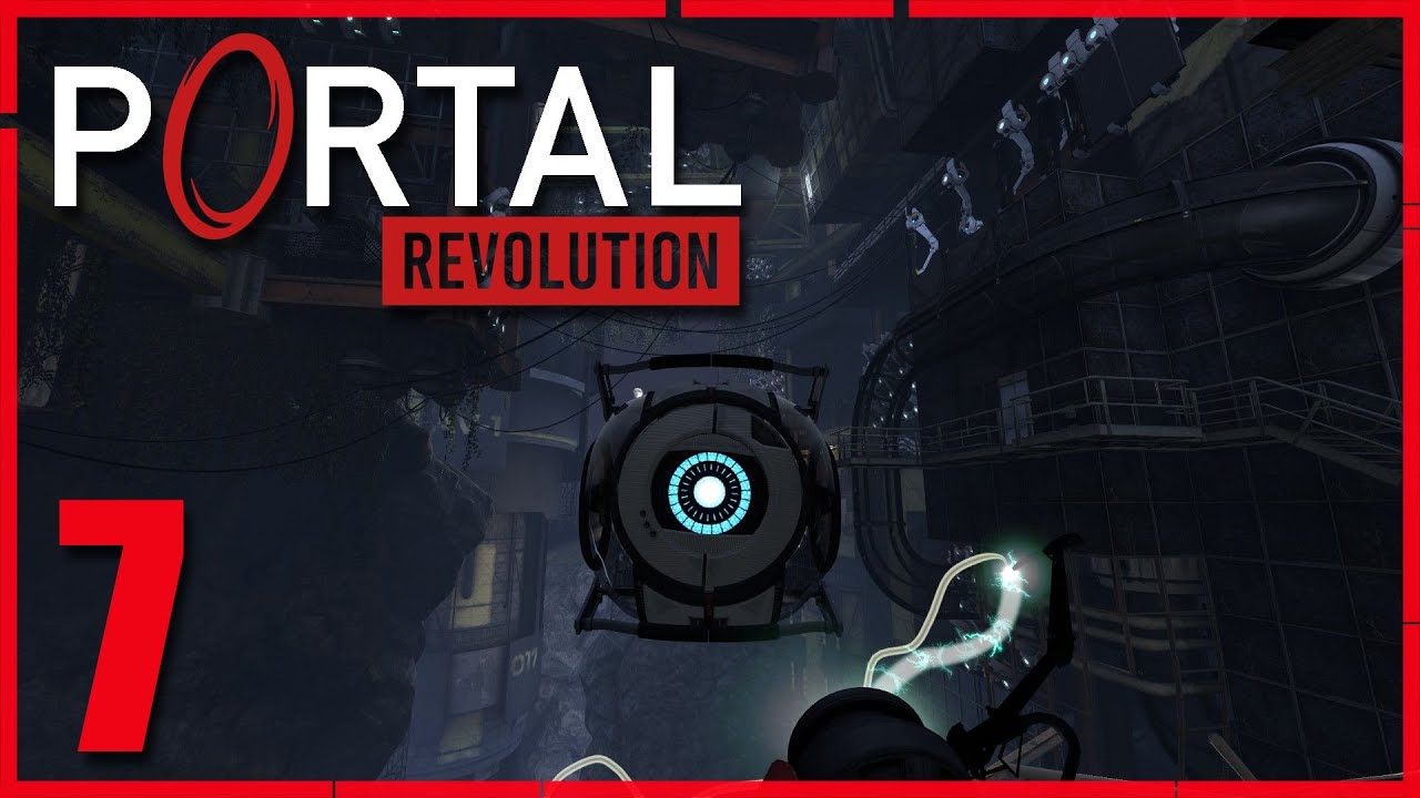 Portal Revolution Playthrough Part 7 - Redirection Laser Cubes - YouTube