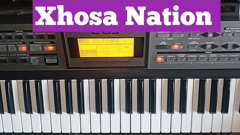 All Thanks To Xhosa People🙌||Itende style tutorial || how to play itende keyboard
