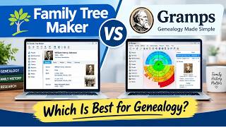 Family Tree Maker or Gramps Complete Genealogy Software Comparison