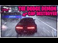 THE ULTIMATE COP DESTROYER 1400HP DODGE DEMON BUILD Need For Speed Heat 