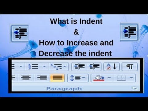 How to set indent in MS Word (Increase/Decrease indent)[in Hindi]