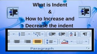 How to set indent in MS Word (Increase/Decrease indent)[in Hindi]