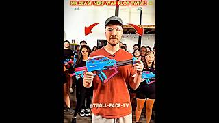 Nerf Challenge Aura 💀 Mr.Beast Nerf War Plot Twist! 😳 #shorts #viral