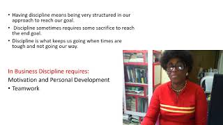 Module 7 Unit 1:  Personal Disciplines