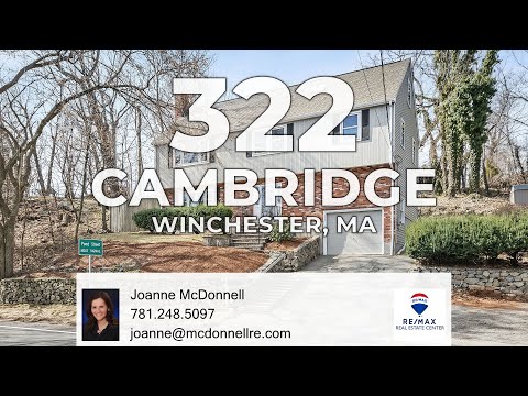322 Cambridge Street, Winchester, MA home video tour