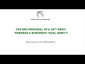 The SPD Proposal of a 28th Army: Towards a European "Dual Army"?