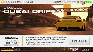 Real Racing 3:- Exclusive Reveal Stage 02 Goal 2 DUBAI DRIFT Porsche Cayman GT4