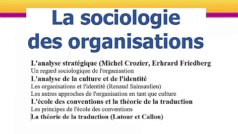 Comment est né la sociologie des organisations ?