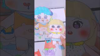 Tóc mới cho shop #bupbegiay #diy #xh #papercrafs #gocsangtao #paperdoll #diycrafts #xuhuong #fpy