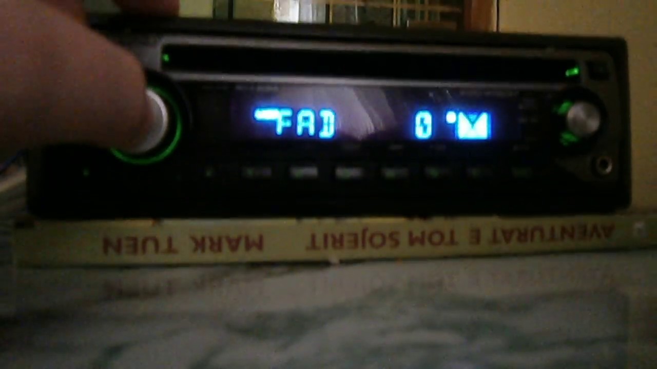 Connect Car Stereo Kenwood KDCW3037 at home with power supply 12v