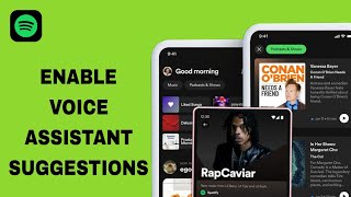 How To Enable Voice Assistant Suggestions On Spotify App | Step By Step