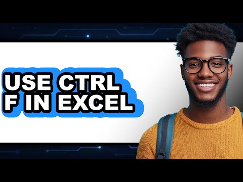 How to Use Ctrl F in Excel (updated)