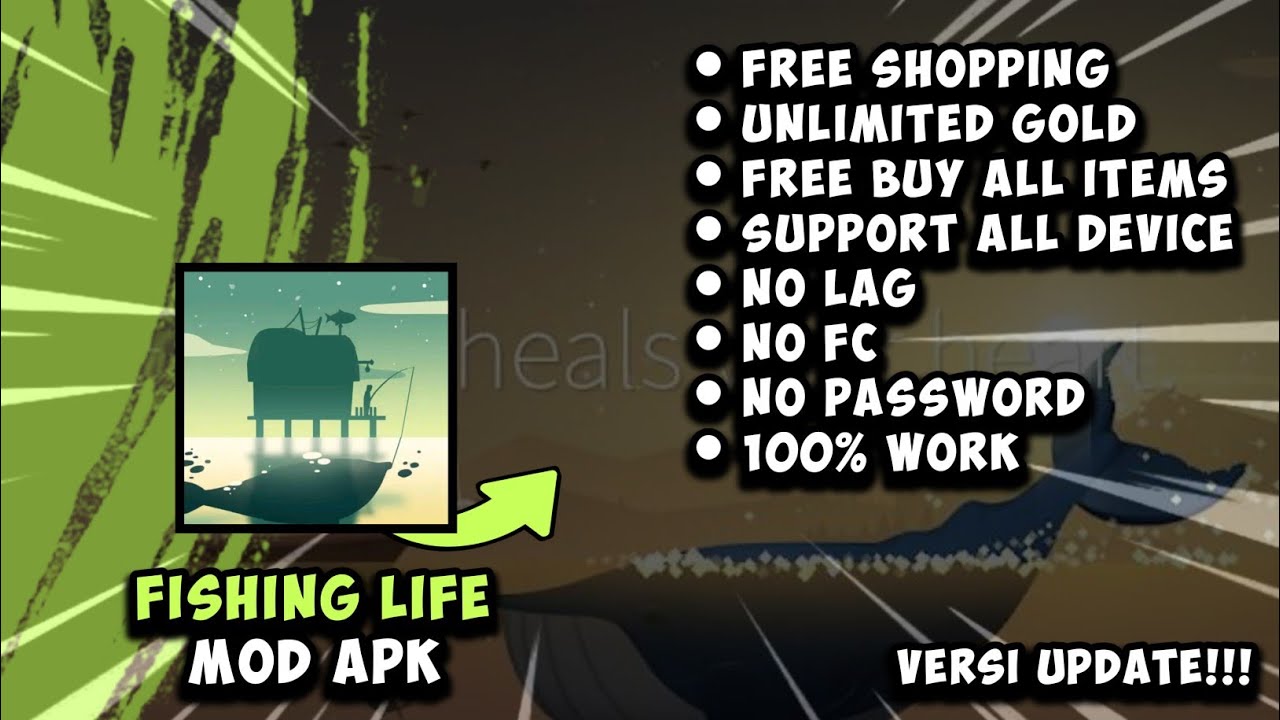 FISHING LIFE MOD APK [ NO PW ] VERSI UPDATE!!! YouTube