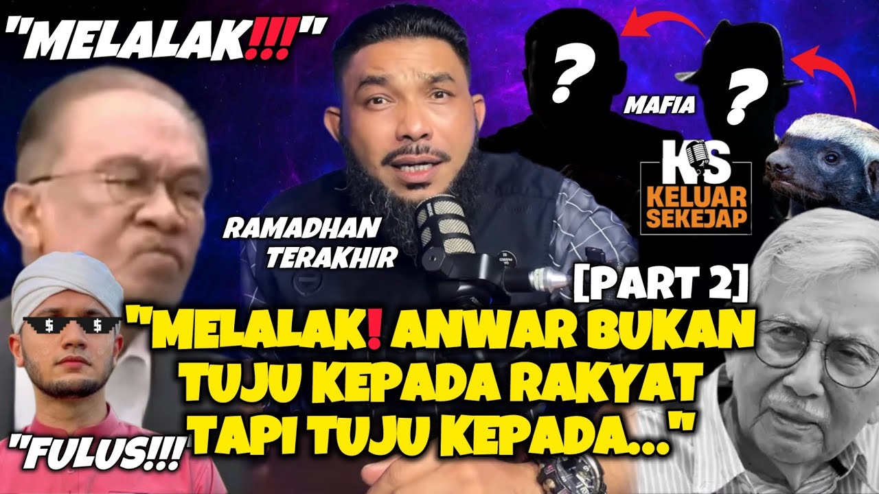 MELALAK! Anwar Bukan Tuju Kepada Rakyat Tapi Tuju Kepada…