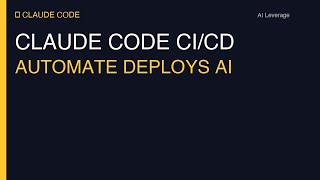 Famous Claude Code for CI/CD: Automate Your Deploys with AI Profile