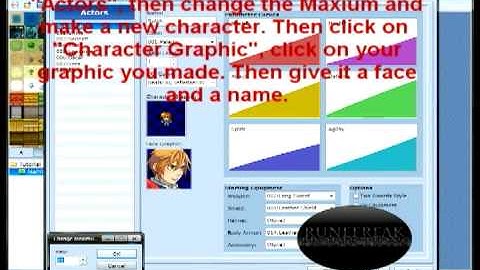 RPGMakerVX Tutorial - How To Make A New Character/Sprite