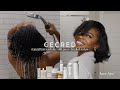 Wash Day + At-Home Silk Press | CÉCRED By Beyoncé On My Type 4 Natural Hair