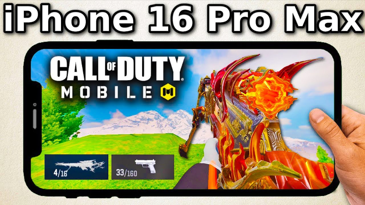 Iphone Cod's iPhone 16 Pro Max Opening & COD MOBILE gameplay test! 120fps 🤯 - YouTube