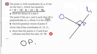 C4 Vectors Review ex Q 29