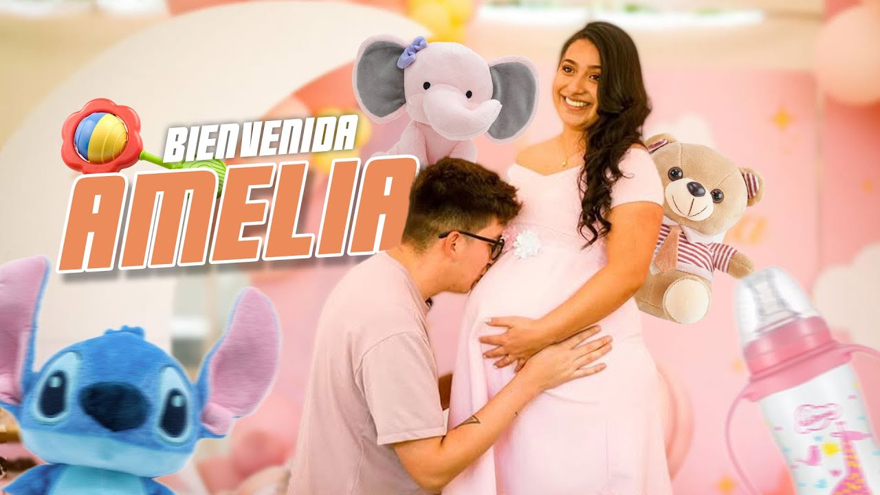 🎀Así fue el BABY SHOWER 🩷 de mi pequeña AMELIA 🥹🍼  | Jeffer Valdiviezo
